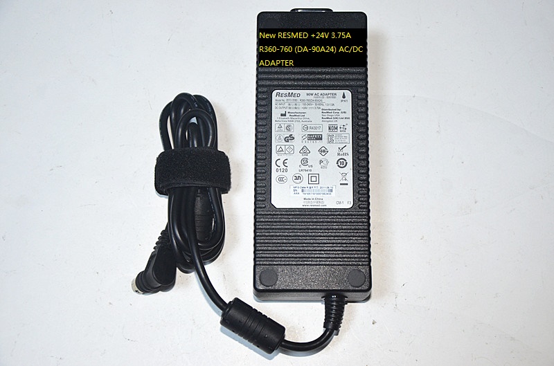 New RESMED +24V 3.75A R360-760 (DA-90A24) AC/DC ADAPTER POWER SUPPLY